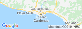 Ciudad Lazaro Cardenas map
